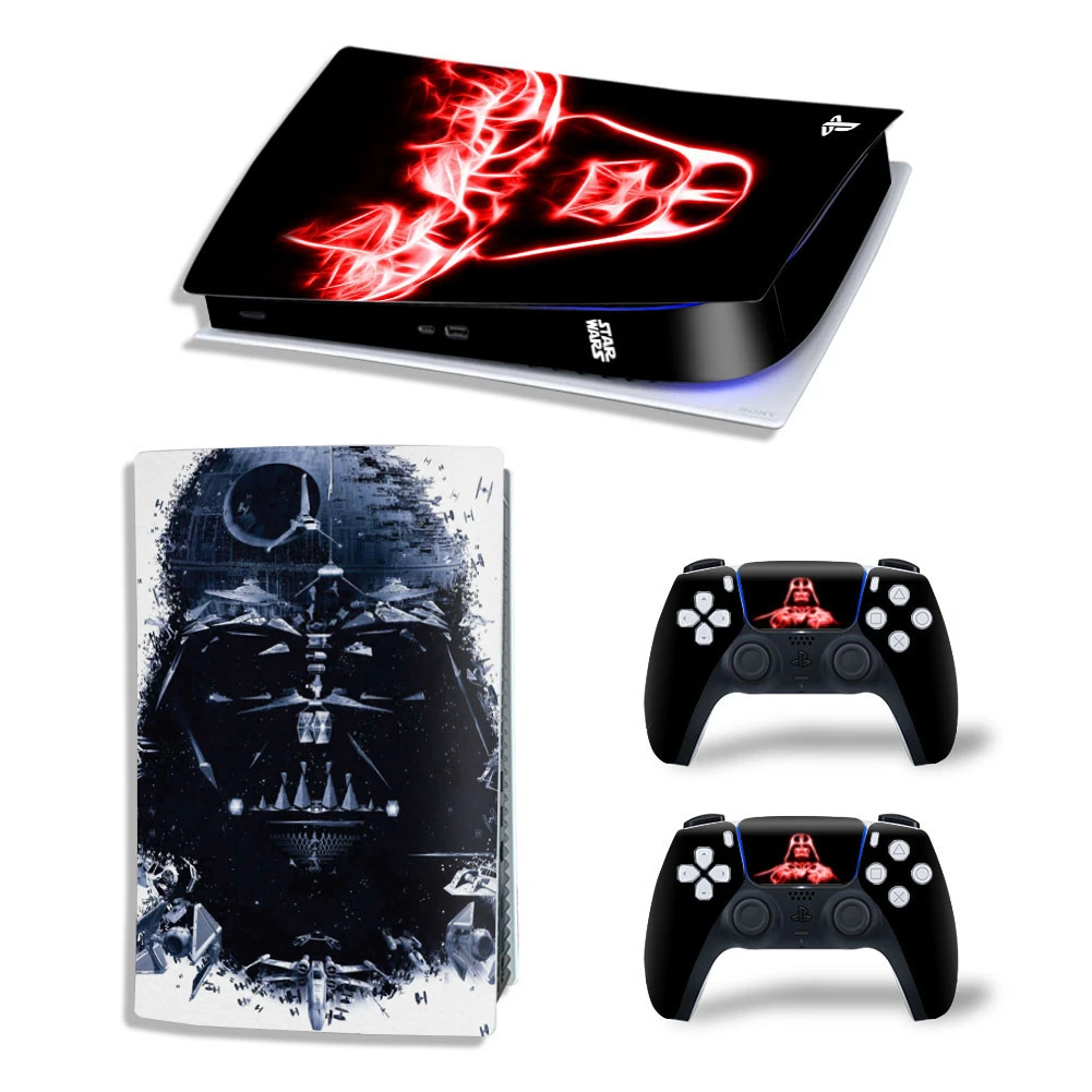 Marvel Spiderman PS5 Digital Edition Skin Sticker Decal Cover for PlayStation 5 Console and 2 Controllers PS5 Skin Sticker Vinyl