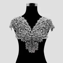 Вышивка шеи воротник diy поддельные съемные воротники водорастворимые Женская бутоньерка трехмерные кружевные аксессуары