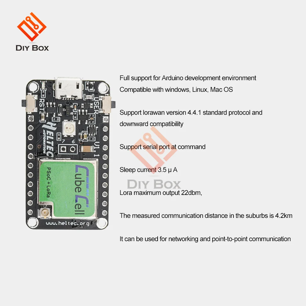 Htcc Ab01 Asr6501 Lora Development Board Sx1262 Solar Iot Lorawan 433 510 863 928 For Arduino Lora Node Demo Board Aliexpress