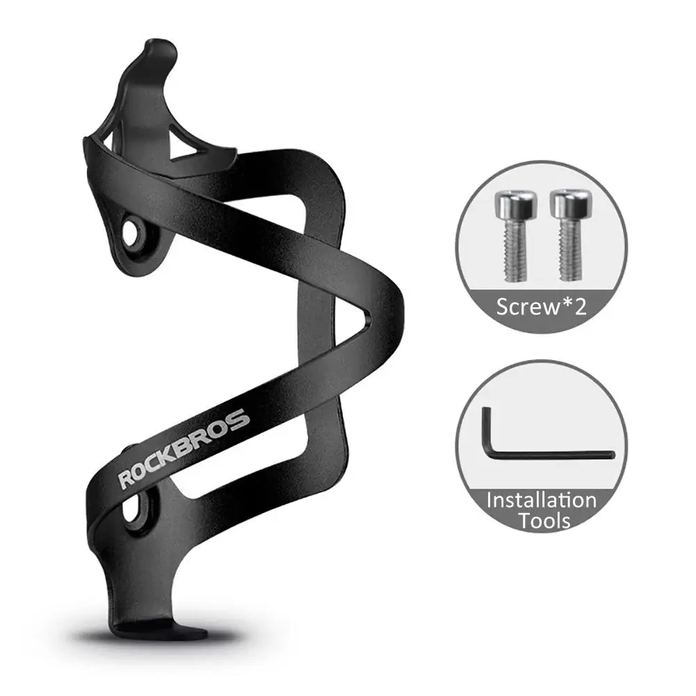 A Ultralight Cycling Bottle Cage Water Bottle Holder Aluminum Alloy Bottle Rack Bicycle Accessories - Цвет: A