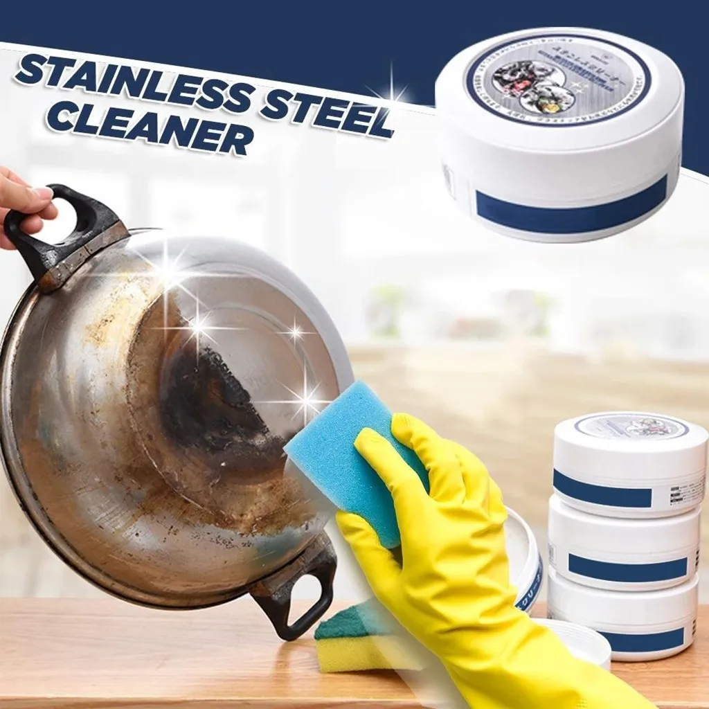 Stainless Steel Cleaning Paste Kitchenware Stain Derusting Tile Antifouling Antistatic Multifunctional Cleaner | Дом и сад