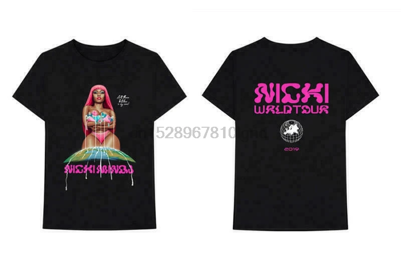 Baru Nicki Minaj Nicki Wrld Tur T shirt 