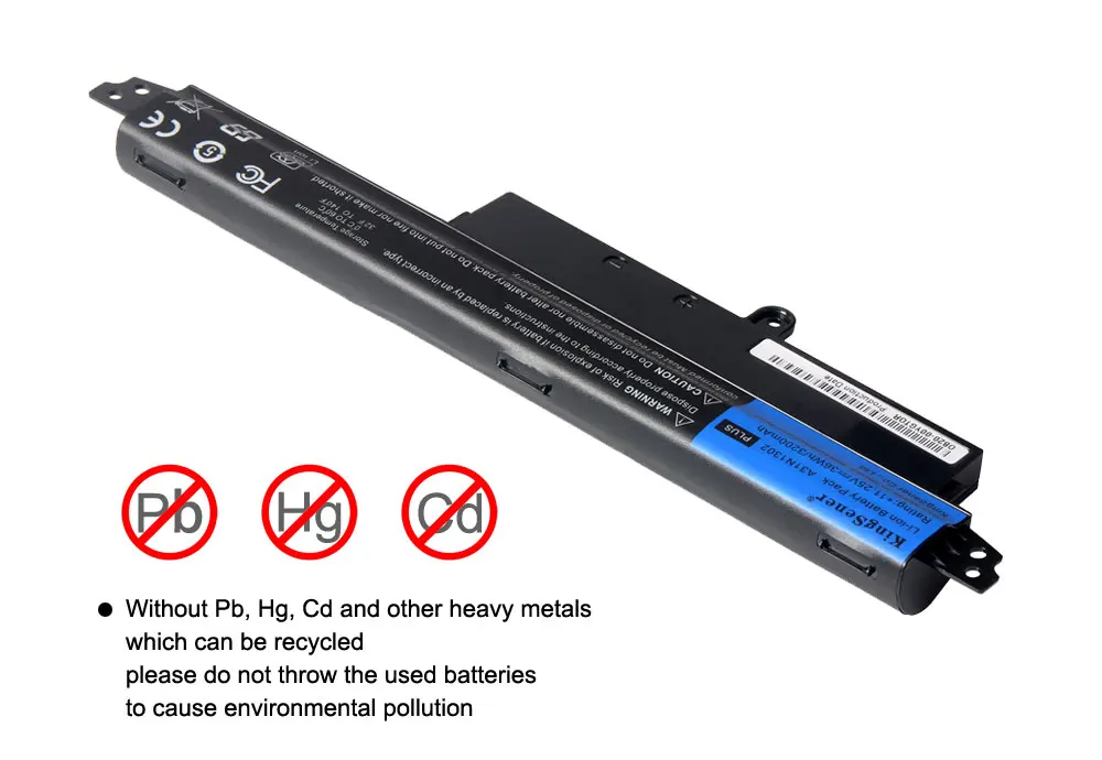 Kingsener-bateria A31n1302 para Asus Bateria para Asus Vivobook X200ca X200ma X200m X200la F200ca X200ca R200ca 11.6 Almh2 A31lm9h Baterias p/ laptop - Imagem 4