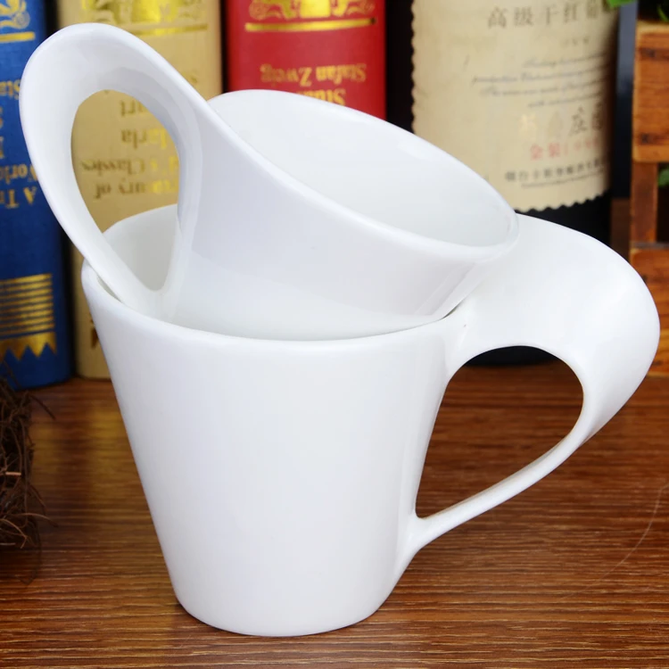 Креативная волнистая керамическая элегантная, кофейные чашки и причудливый Европейский маленький набор блюдец 200 мл кофейная чашка WJ111230