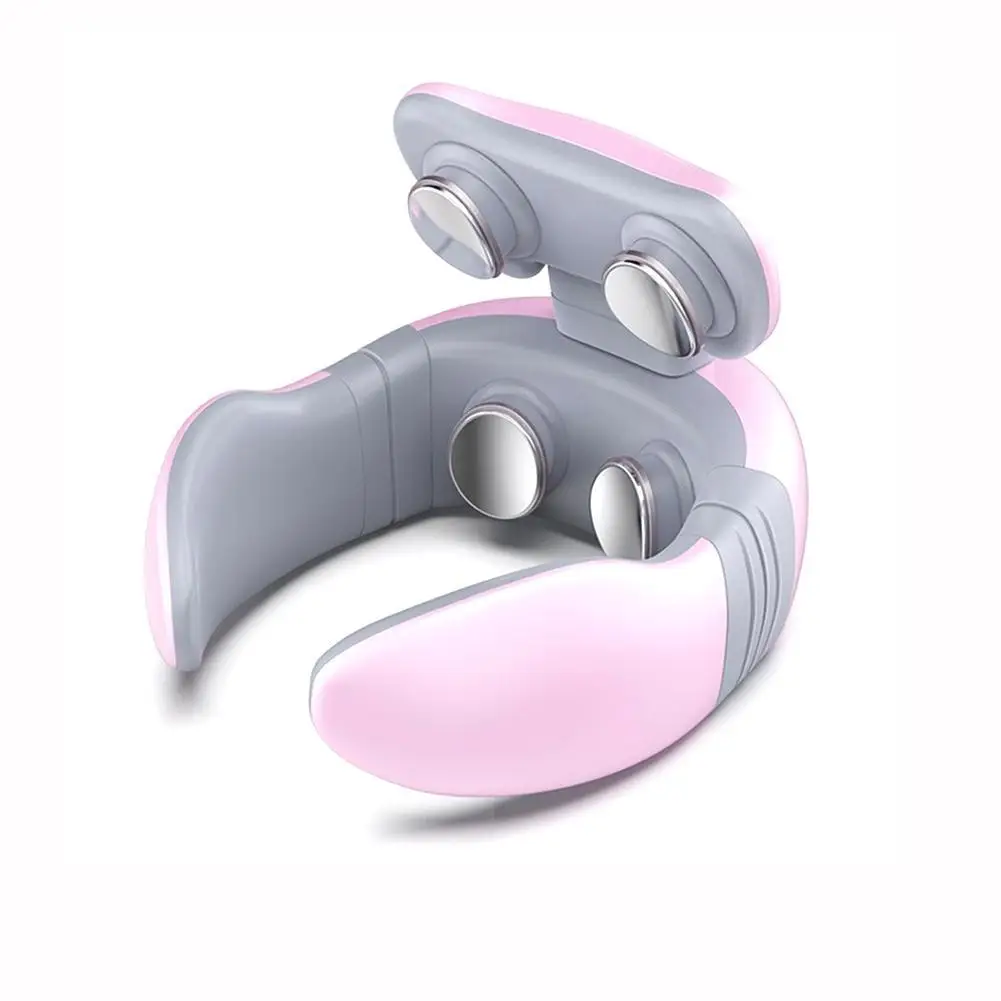 

Electric Pulse Neck Shoulder Massager 4 Massage Heads Wireless Remote Control Heat Therapy Kneading Shiatsu Cervical Massager