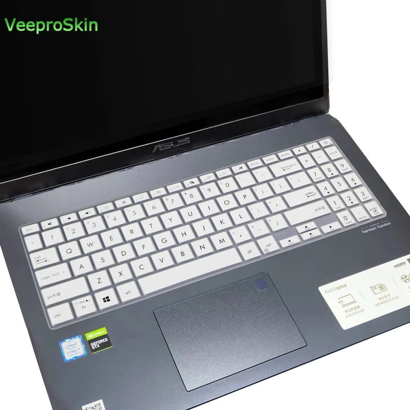 Защитный чехол для клавиатуры ноутбука ASUS VivoBook S15 S531 S531FL S531F S 531 F FL S532 VX60 S532FL S532F - Цвет: white