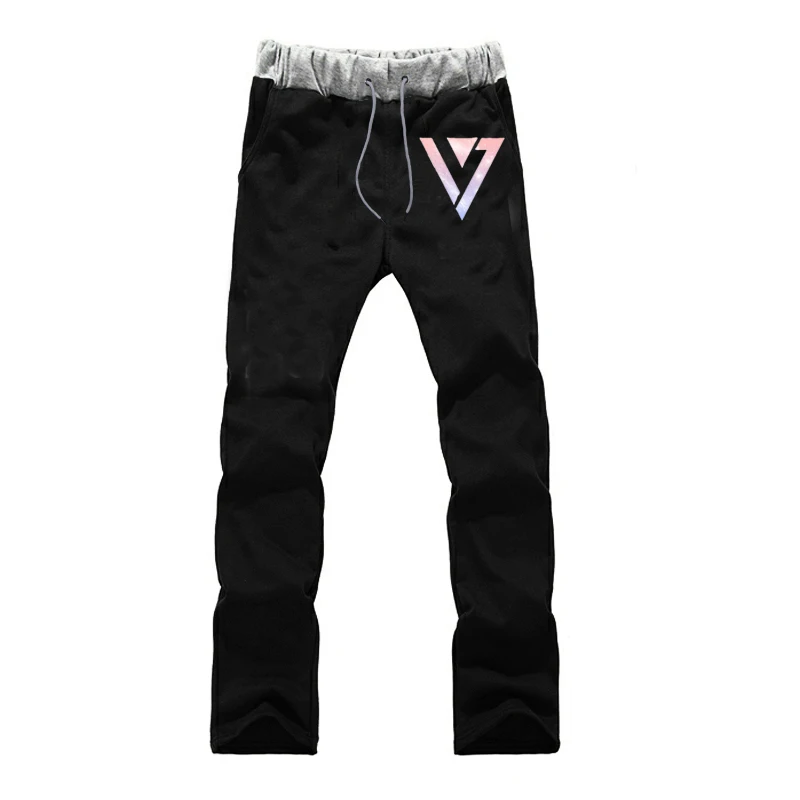 Новые прямые брюки Seventeen мужские спортивные брюки для похудения бегуна спортивные штаны осень зима модные повседневные штаны