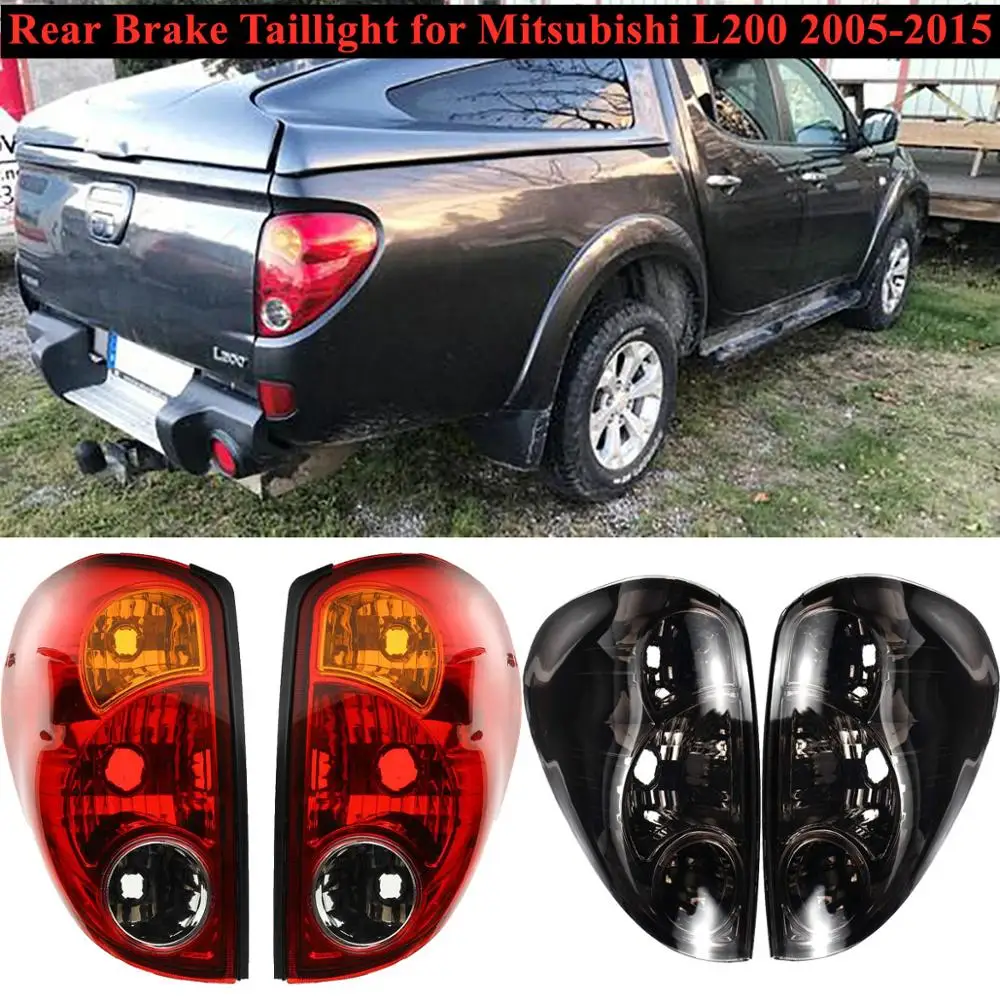 1 Pair Taillight Car Rear Tail Light Brake Lamp Signal Lighting For Mitsubishi Triton 2005-2015 Colt 2007-2015 L200 2005-2016 |