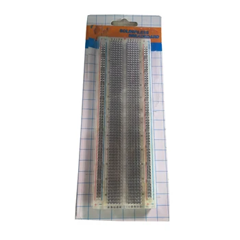 

1PCS 830 Points Hole PCB Test Develop Breadboard Universal Solderless Transparent DIY