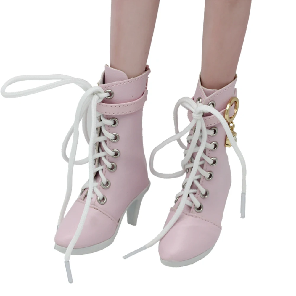 60cm Doll Lace-up Boots 1/3 BJD Doll Salon Boots Girl Toy Accessories shoes Doll Accessories Doll Shoes