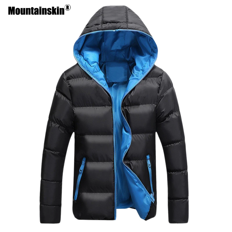 Achat Alpinskin 5XL hommes décontracté nouveau à capuche épais rembourré veste Zipper Slim hommes et femmes manteaux hommes vêtement d extérieur parka chaud EDA020