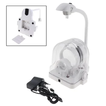 

Multi-functional 16X Desktop Magnifier Magnifying Glass Desk Lamp with LED Light Support Replacement Lenses for Reading