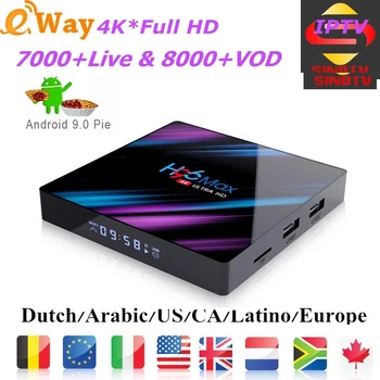 

H96 MAX IPTV M3u VLC Subscription Germany UK US CANADA Arabic IPTV Latino 12Month IPTV Code For 5G Wifi Android 9.0 Smart TV Box