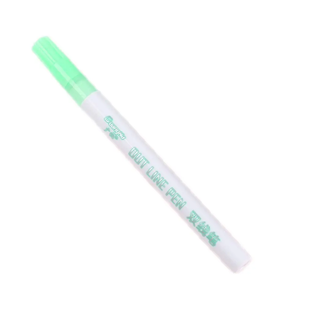 

art markers 8 color double-line pens Light-colored student fluorescent marker crafts supplies stationery drawing pens