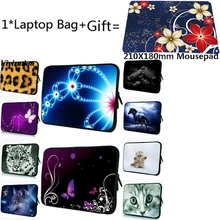 Для Xiaomi HUAWEI MateBook X Pro acer ноутбука чехол 11,6 12, 13, 14, 15, 17 17,3 Тетрадь сумка Для женщин с длинными рукавами 10/iPhone 7 Plus, чехол для планшета+ коврик для мыши с изображением