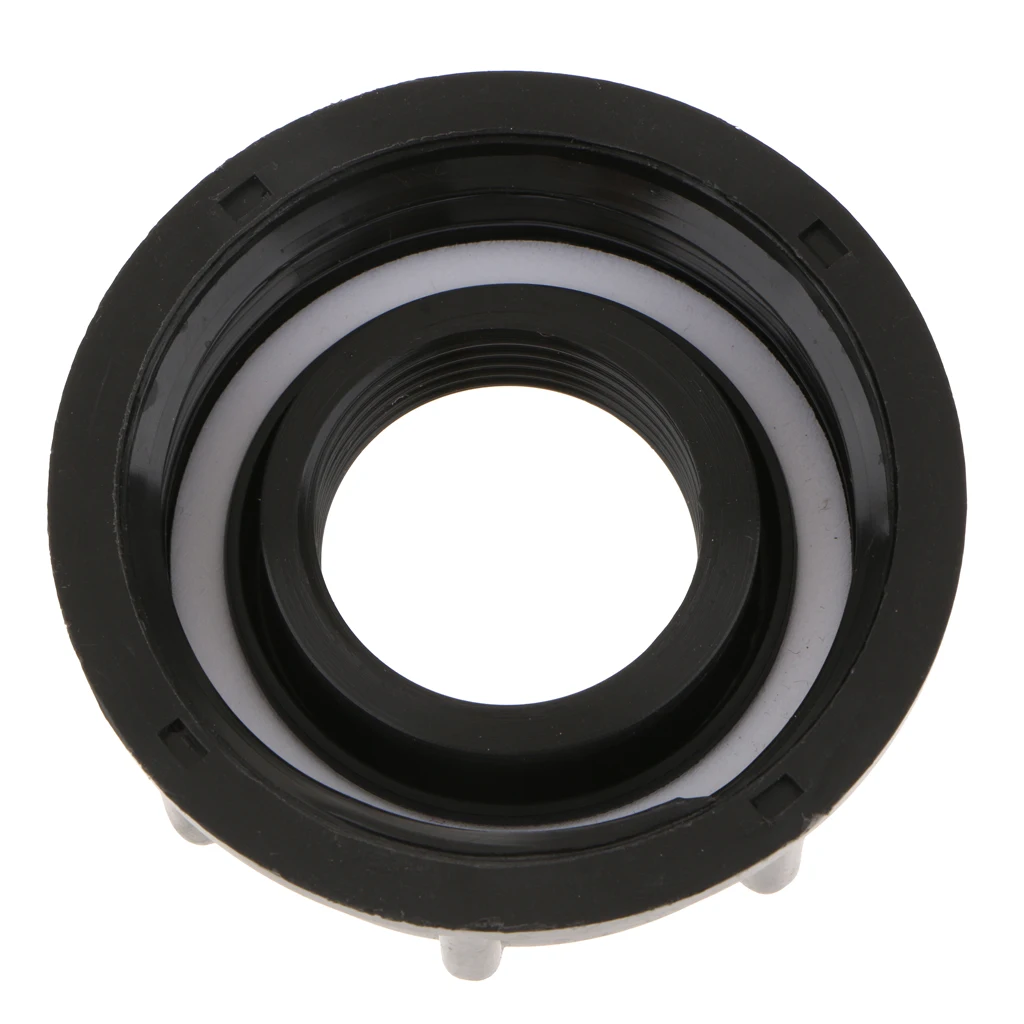 4pcs Water Tank Connector Bulkhead Tank Fitting, (1inch) IBC Tote Tanks Drain Adapters - Thick Thread