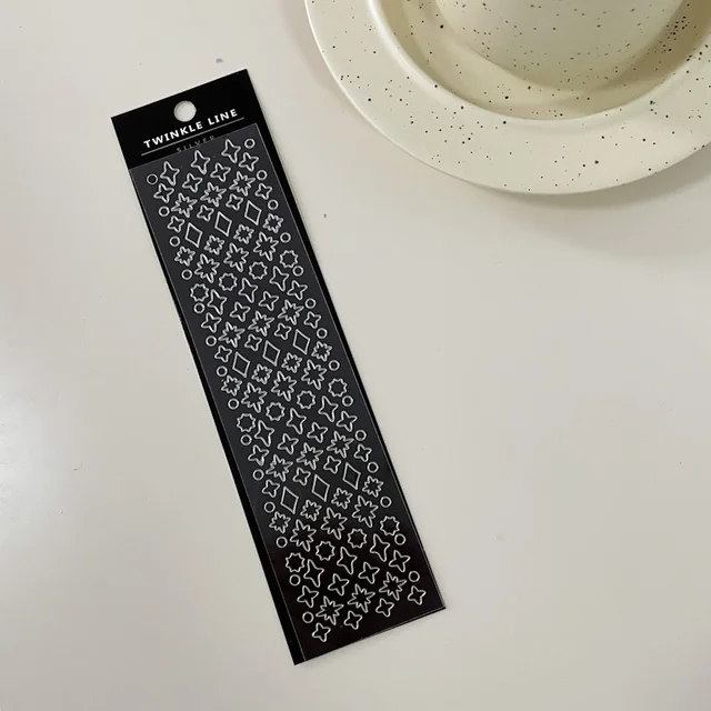 1Pc Playing Card Stars Moon Fantasy Series Decorative PVC Laser Stickers Scrapbooking Stick DIY Stationery Korea Hot Sticker 1Pc C