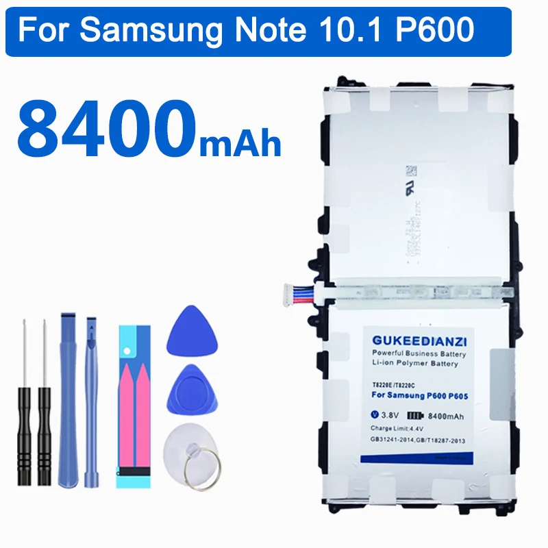 Tablet Li ion Battery For Samsung GALAXY Note 10.1 SM P600 P601 P605 P607 T520 T525 P602 T8220E