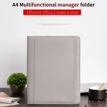 А4 Папка для документов pu кожаный портфель для ноутбука офисная папка для файлов менеджер