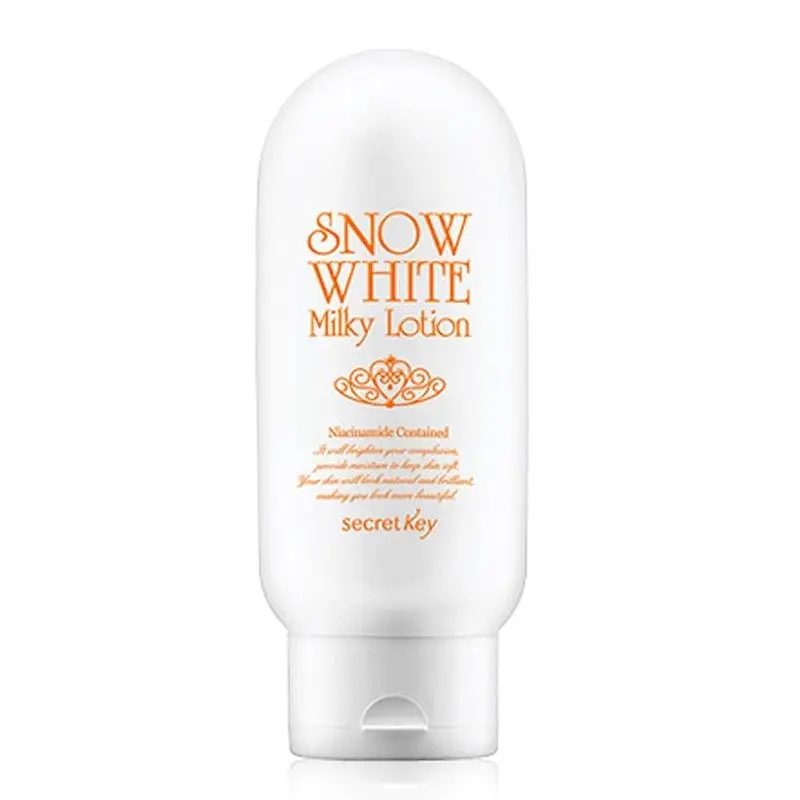 

SECRET KEY Snow White Milky Lotion 120g Face And Body Whitening Cream Instant Brightening Effect Hydrating Lotion Facial Cream