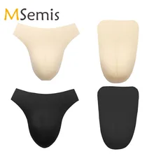 Мужской купальный костюм, сетчатая Защита паха, подушечки для переодевания, мягкий верблюжий носок, мужские поддельные плавки, поддельные трусики, формирующие внутренний коврик