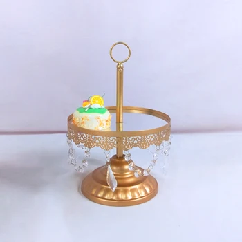 

Round Metal Cake Stand Plate Home Wedding Birthday Party cake stand cake tool New Europea
