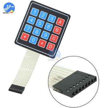 

5pcs 16 Key 4X4 Membrane Keyboard Switch Keypad Matrix Keyboard for arduino Diy Kit