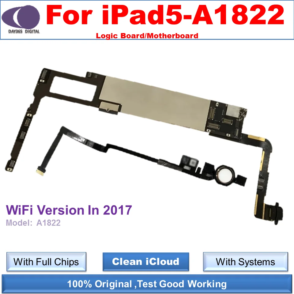 Silver Motherboard IPAD Air 2 Wifi 4G A1567 32GB 821-2587-A