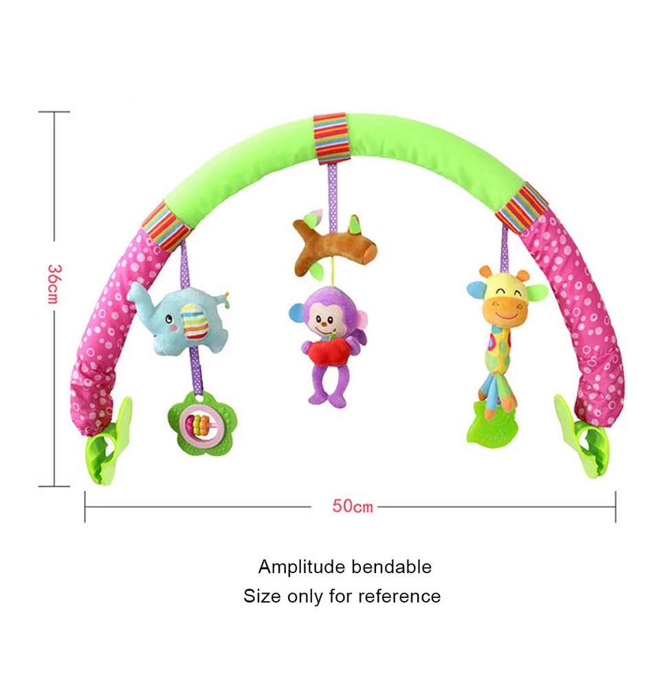 Детские погремушки игрушки Мобильная детская коляска подвесная Дорожная игра игрушка милая погремушка с героями мультфильмов развивающие игрушки, погремушки для младенцев подвесная кровать