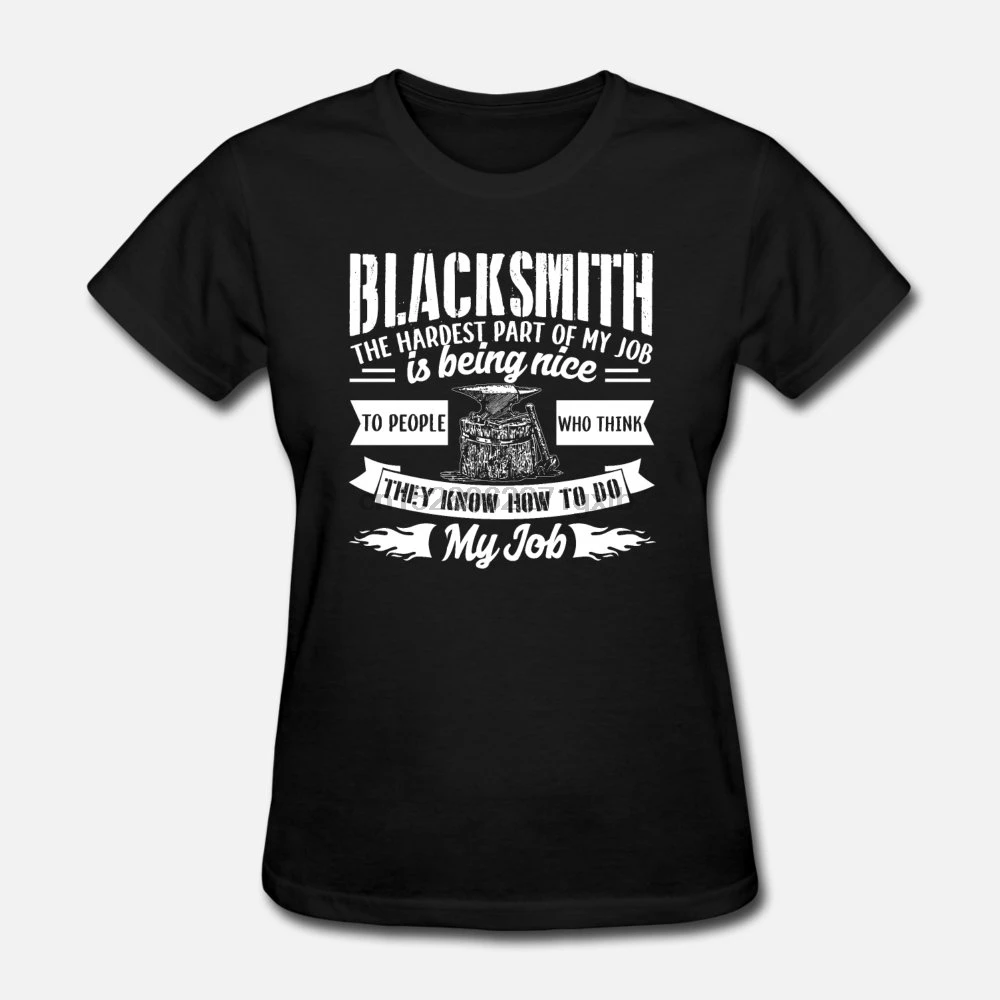 Мужская футболка Blacksmith Job рубашка Женская | одежда