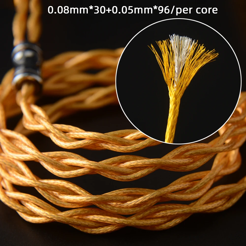 NICEHCK C4-2 5N Silver Plated  Copper Silver Alloy