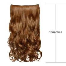 Длинный кудрявый парик из синтетического волокна для наращивания волос SCI88