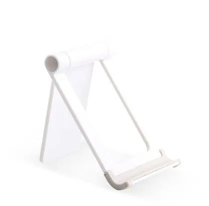 Mobile phone desktop bracket universal watch TV live folding simple portable mini tablet clip CD50 T07 - Цвет: white