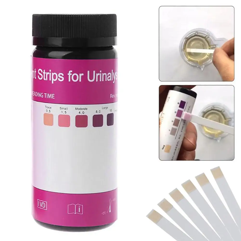 100pcs Urinary Ketone Strips Urine Analysis Keto Strips Healthy Diet Body Tester 100pcs Urinary Ketone Strips Urine Analysis Keto Strips Healthy Diet Body Tester