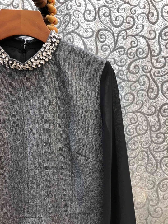 Новинка зимы, женское платье с длинными рукавами, 1026