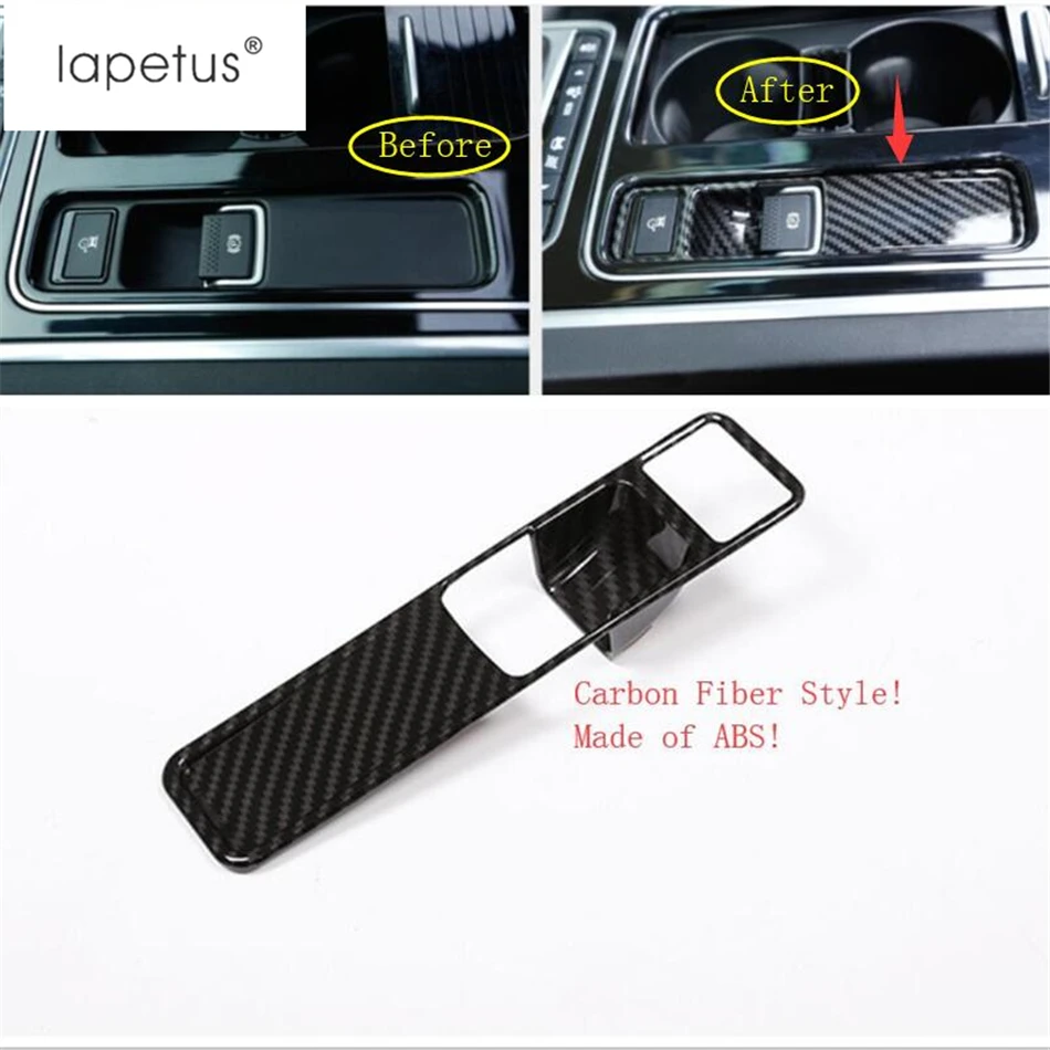 Lapetus аксессуары Подходит для Jaguar XF ABS P киоски Электрический ручной стояночный тормоз Кнопка молдинг крышка комплект отделка