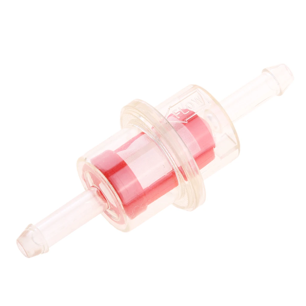 Plastic Motorcycle Petrol Fuel Filter Element For 0.23''and 0.31'' Pipes