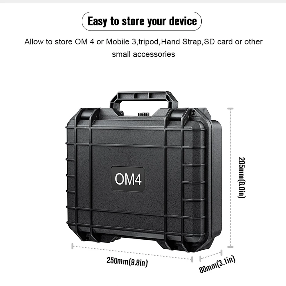 Storage Bags For DJI OM 4 Grey Durable Carrying Case Osmo Mobile 3 Handheld 21 H78b097187c534a479d712d23d57ffd40E