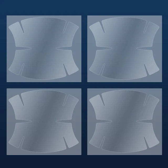 4/8pcs Car-styling Transparent Auto Door Handle Protection Film Stickers for Opel Astra H G J Corsa Mokka Insignia Zafira Vectra A-4PCS