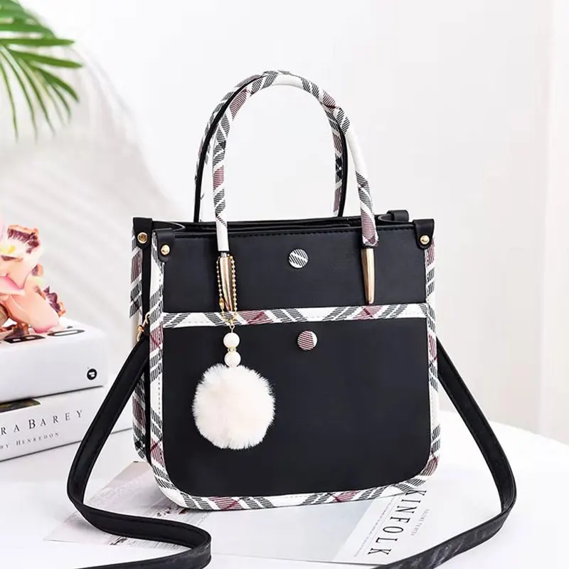 

Female Handbag PU Leather Portable Women`s Shoulder Bag Top-handle Bolsos Mujer Elegant Ladies Hand Bags Sac A Main Femme