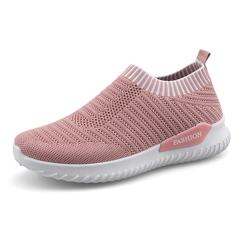 Розовый Горячая Распродажа tenis feminino брендовая легкая мягкая спортивная обувь Женская теннисная обувь женские устойчивые Прогулочные кроссовки дешевые - Цвет: Розовый
