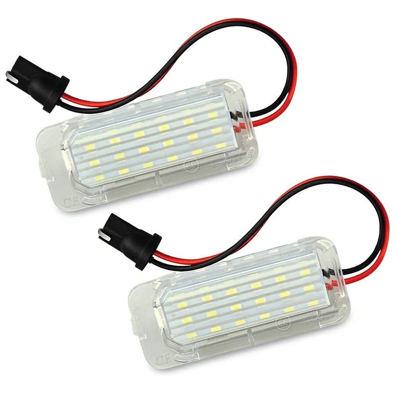 2x Canbus светодиодный номерной знак лампа для Ford Focus 5D Fiesta Mondeo MK4 C Max MK2 S Kuga Galaxy 6000k