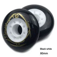 8 шт./компл. 80 мм 85A роликов роликовые коньки слайд слалом коньки колеса для детей и взрослых Powerslide Patines Катание на коньках ролика колеса