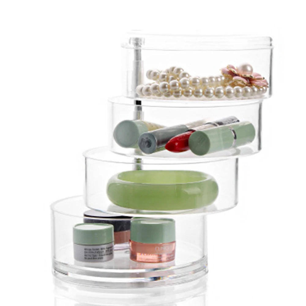 

AA Makeup Organizer Drawers Plastic Cosmetic Storage Box Jewelry Container Make Up Case Makeup Brush Holder Organizers