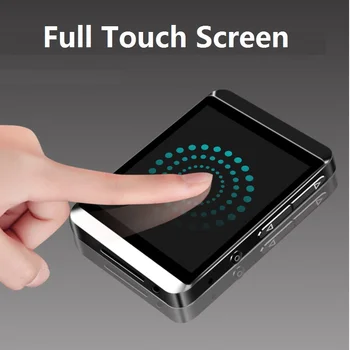 

M5 Full Touch Screen Bluetooth MP3 Player 8GB 16GB Clip Mini Sport RUIZU Music Player With FM,Recording,E-Book,Clock,Pedometer