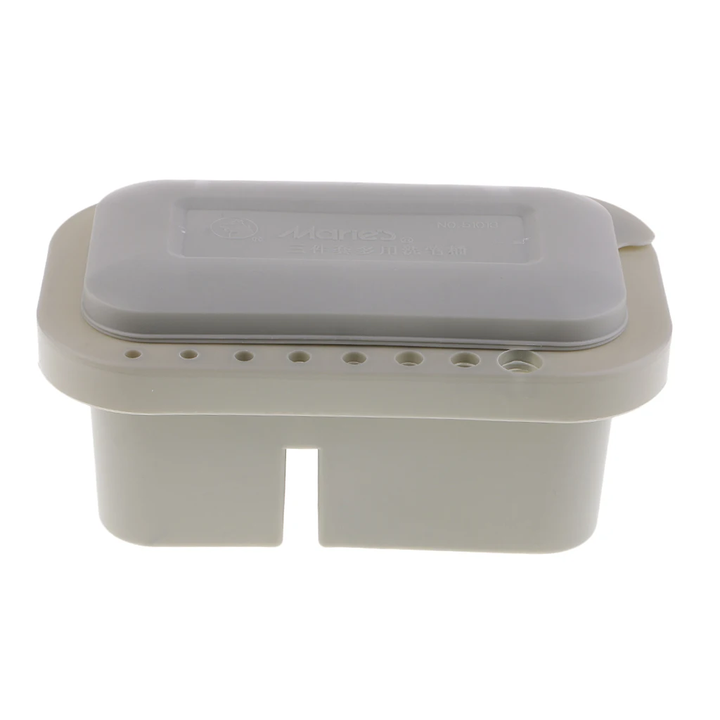 Multifunction Brush Tray With Brush Holder And Palette Barrels Brush Watercolor Scrub Brush Wash Bucket Artist