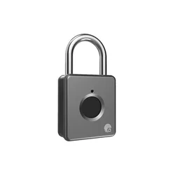 Serrure de porte intelligente à empreintes digitales, Rechargeable par USB, déverrouillage rapide sans clé, Mini cadenas biométrique intelligent à empreintes digitales 