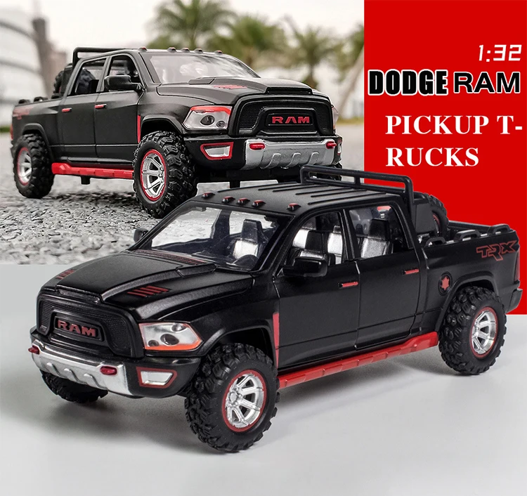 Модель автомобиля 1:32 из сплава под давлением пикап Dodge RAM миниатюрный