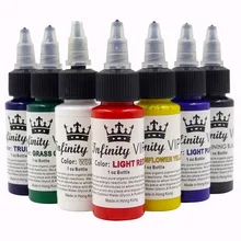 7 шт Чистый Пигмент татуировки растений набор краски 30 мл/бутылка легко окрашивается для татуировки нательная живопись инструмент красоты чернила татуировки