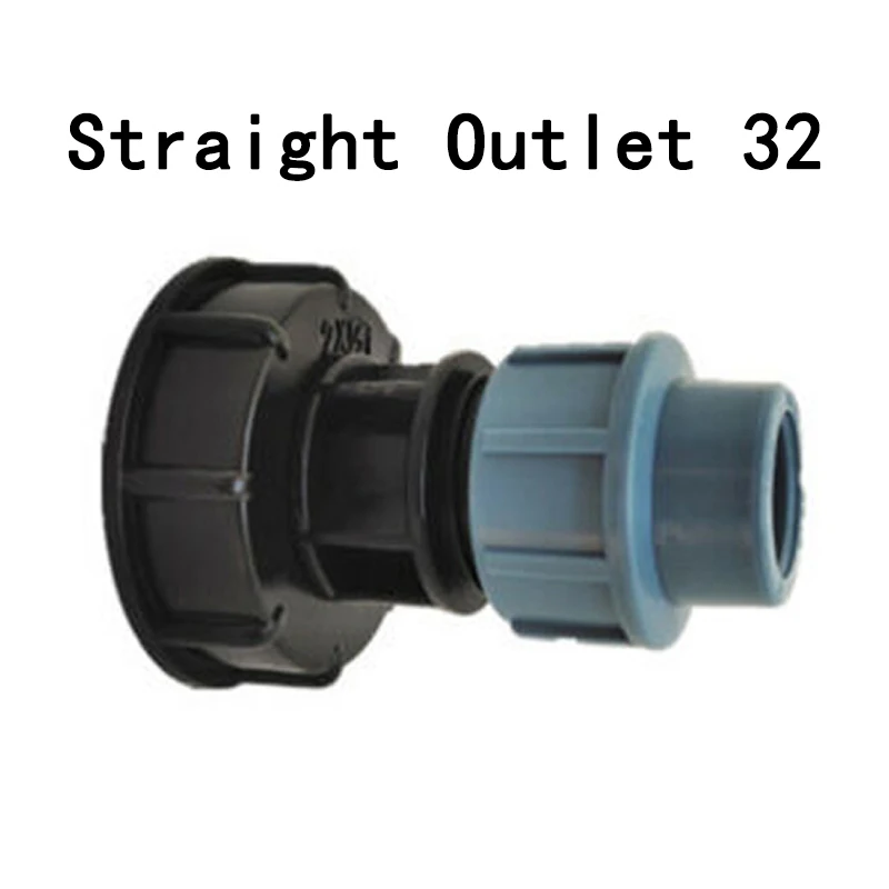 

Hose Adapter Connector For IBC Water Tank Elbow Outlet Straight Three-way Exit 20mm 25mm 32mm Rustproof Connection Replaced